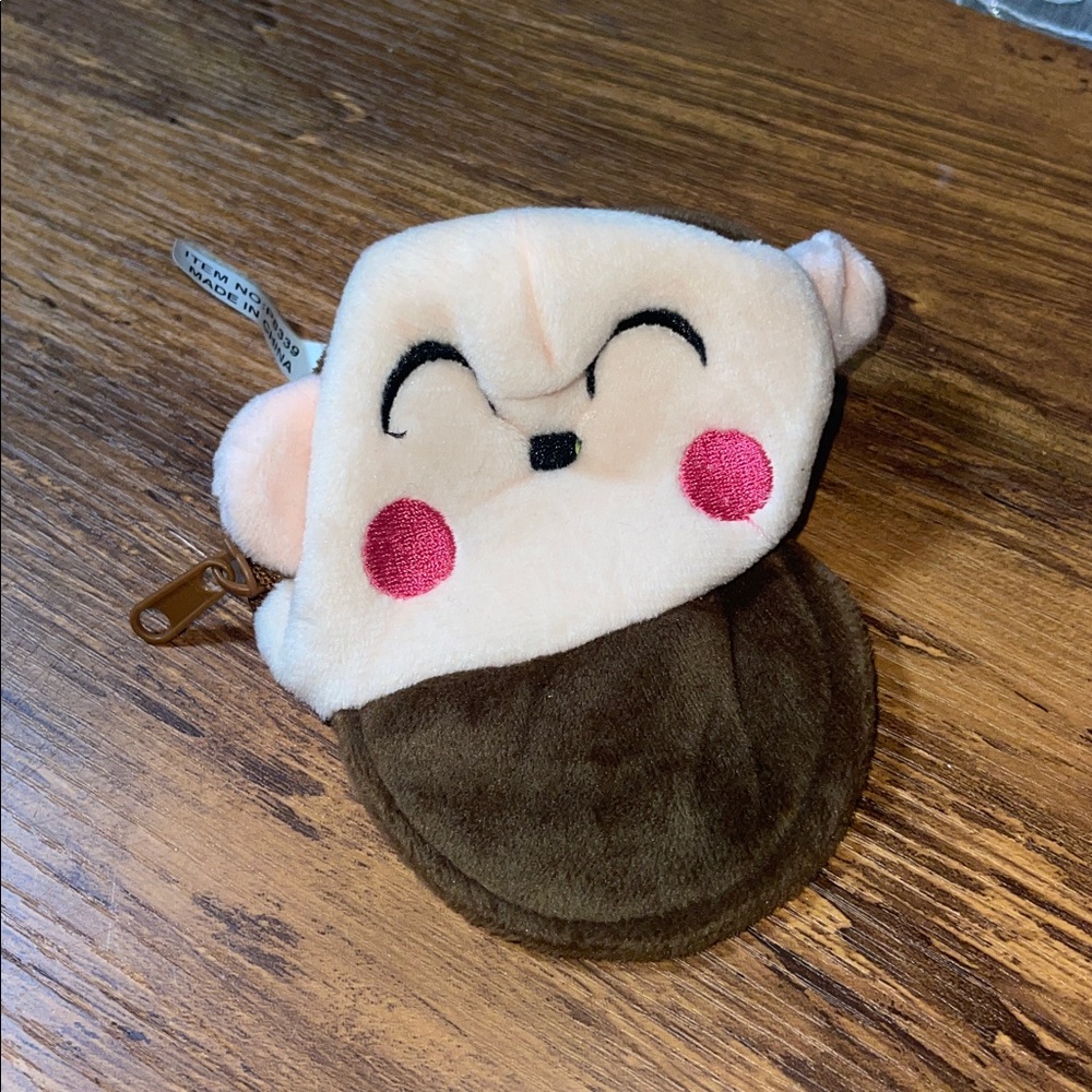 Cute Monkey Plush Coin Purse
